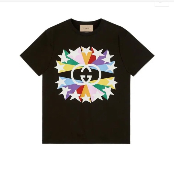 Gucci Interlocking G Star Burst print T-shirt - Picture 2 of 5